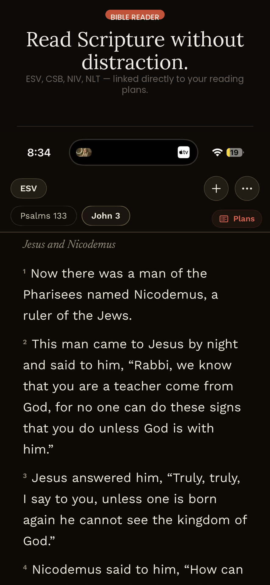 Pilgrim Bible reader