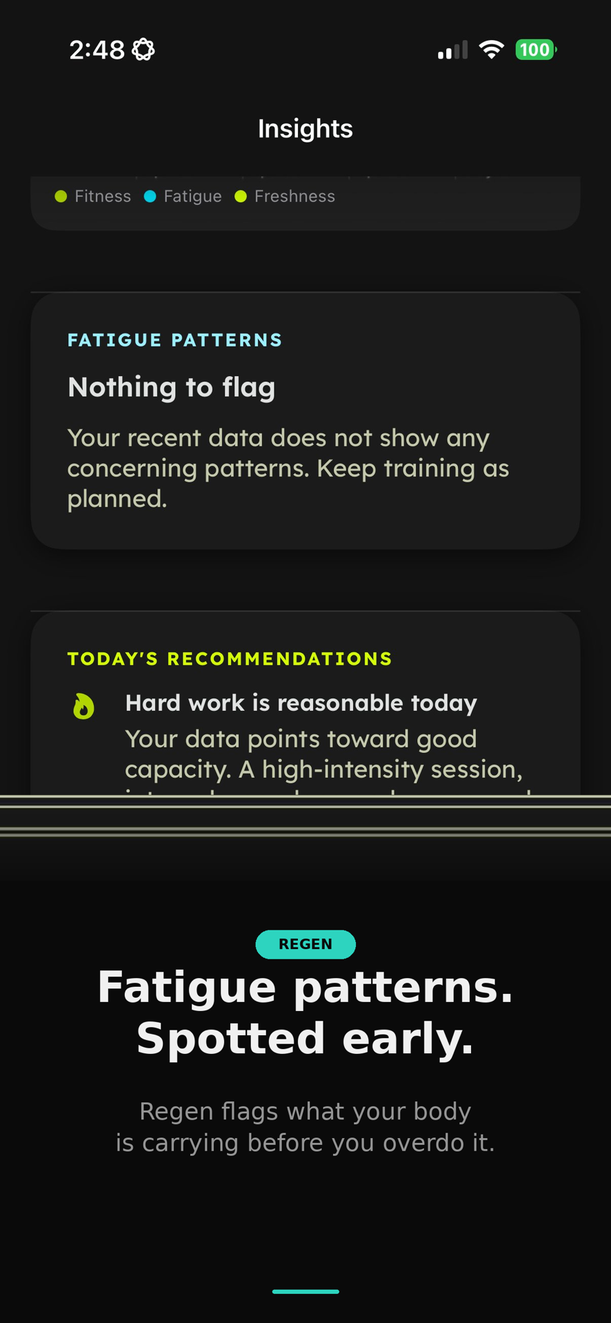 Regen recommendations